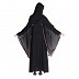 Nida Burqa-Fairy sleeves with multi colour border Nida Burqa-Fairy sleeves with multi colour border